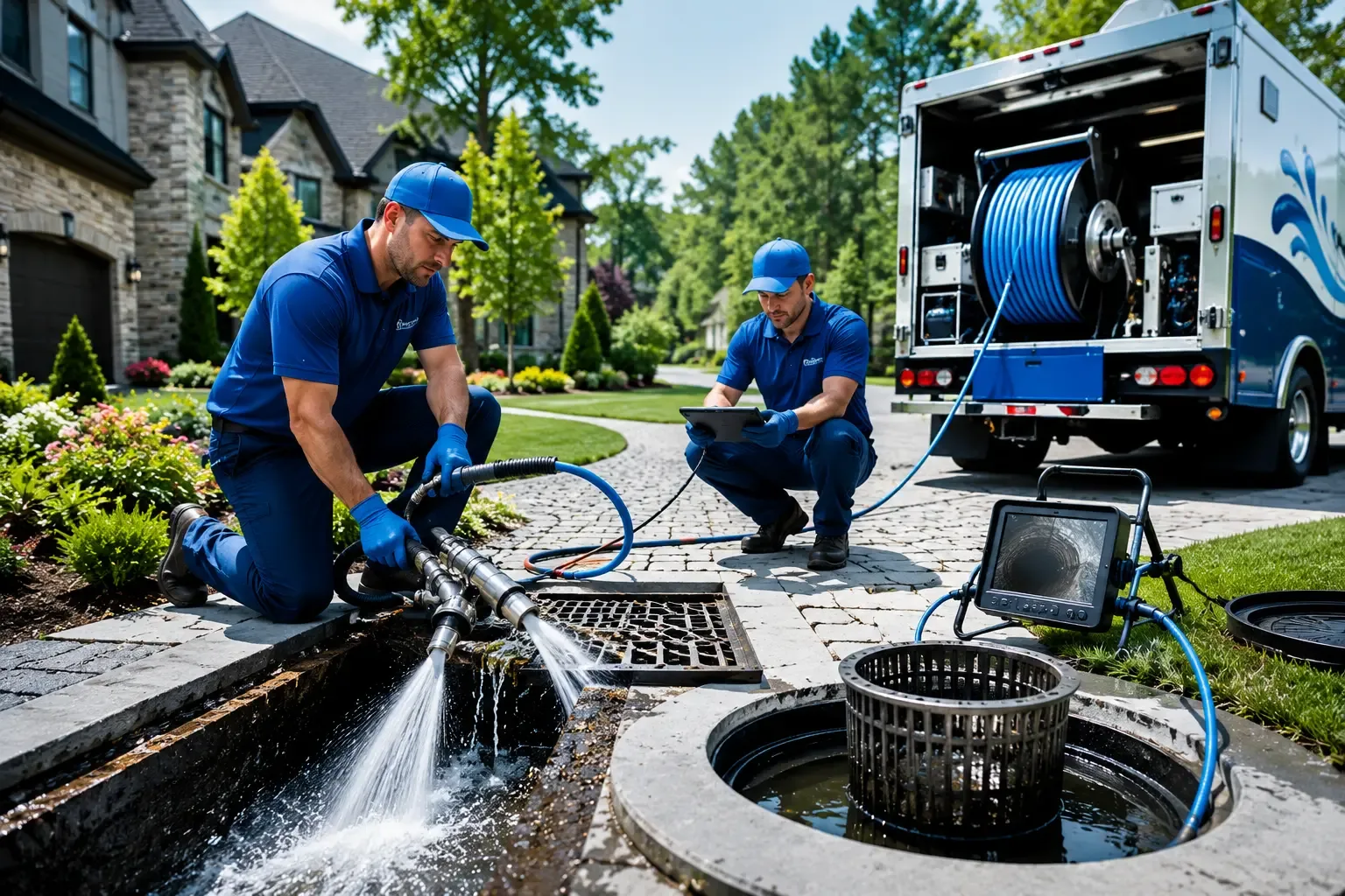Local outdoor drain cleaning professionals in Godfrey, IL