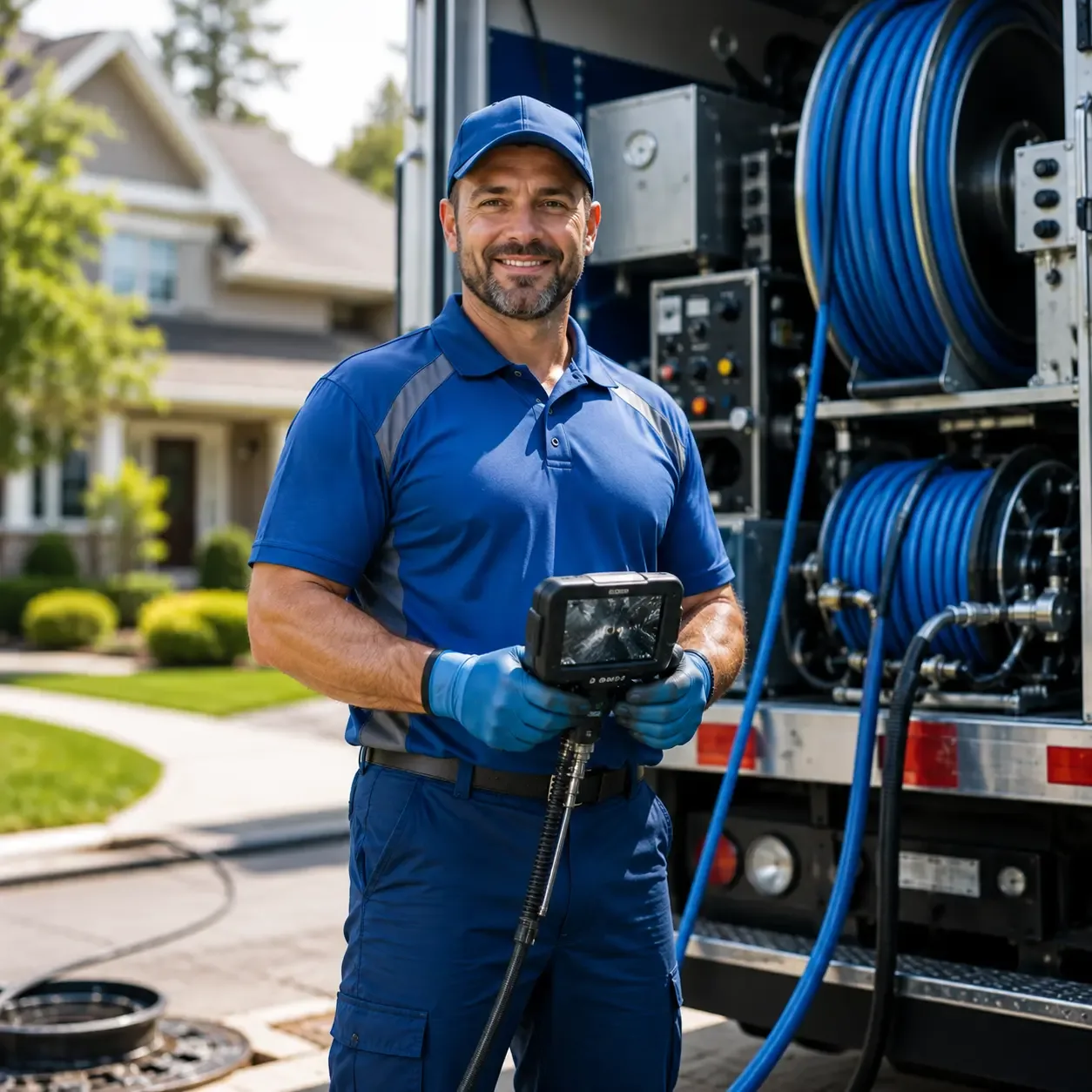 Local outdoor drain cleaning specialists in Godfrey, IL